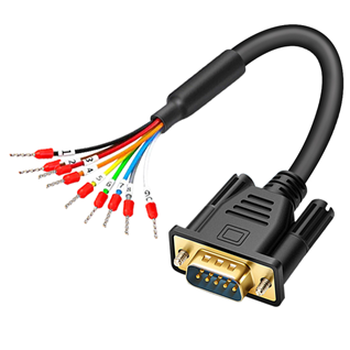 DB9带端子连接线