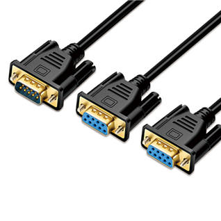 一拖2DB9连接线