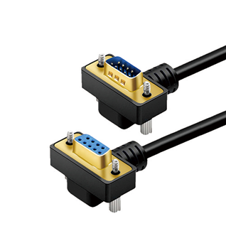 全金属头DB9连接线